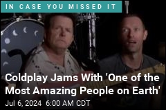 Yes, That Was Michael J. Fox Performing With Coldplay