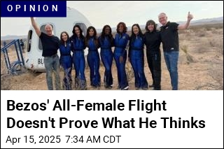 Bezos&#39; All-Female Flight Doesn&#39;t Prove What He Thinks